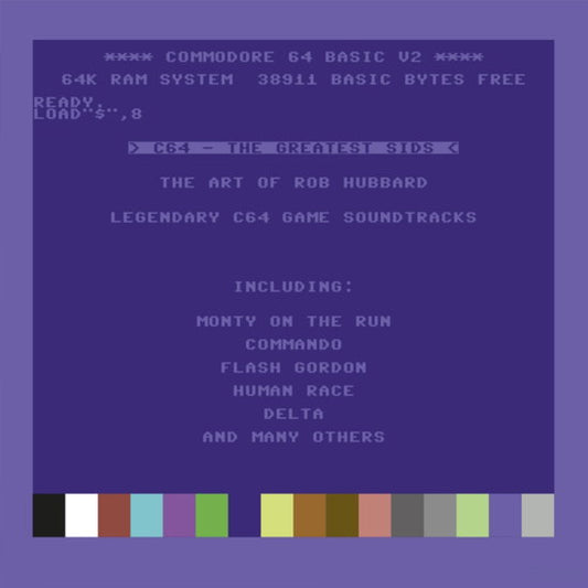 Rob Hubbard - C64 Greatest Sids - The Art Of Rob Hubbard (Numbered Edition) (Grey Vinyl) (Vinyl)