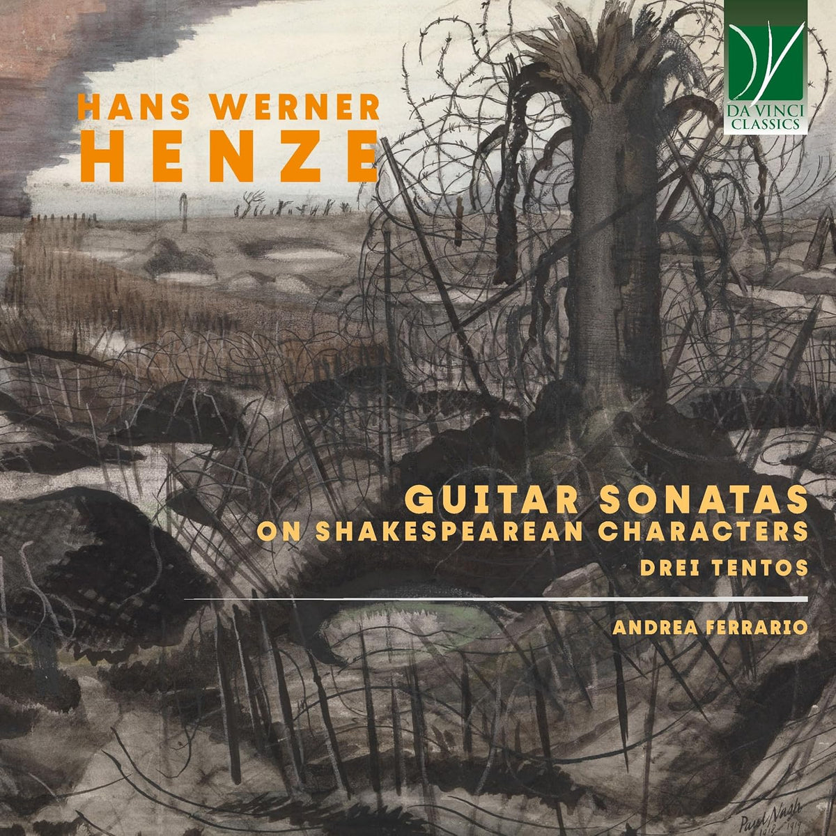 Andrea Ferrario - Hans Werner Henze: Sonatas On Shakespearean Characters. Drei Tentos (CD)