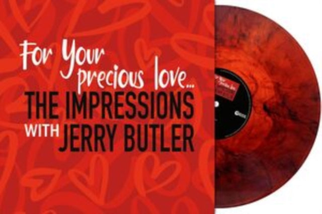 Impressions - For Your Precious Love (Red Marble Vinyl) (Vinyl)