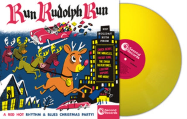 Various Artists - Run Rudolph Run (Yellow Vinyl) (Vinyl)
