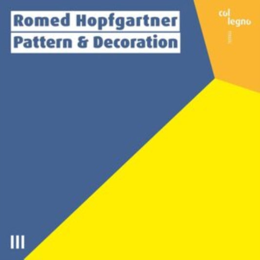 Hopfgartner - Romed Hopfgartner: Pattern & Decoration (CD)