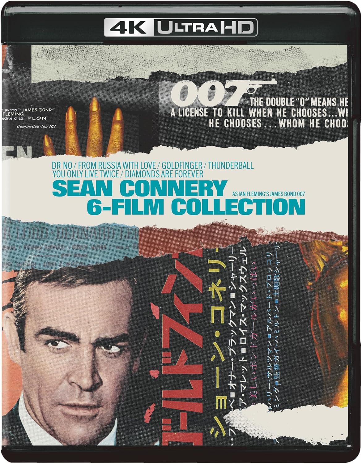 James Bond: Sean Connery 6-Film Collection (Vanilla Version) (Blu-ray 4K)
