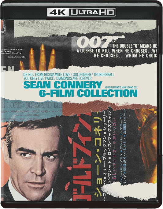 James Bond: Sean Connery 6-Film Collection (Vanilla Version) (Blu-ray 4K)