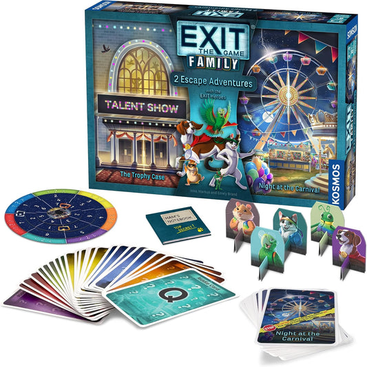 EXIT: The Game - Family - The Trophy Heist, Night at the Carnival vol. 2 (Board Games)