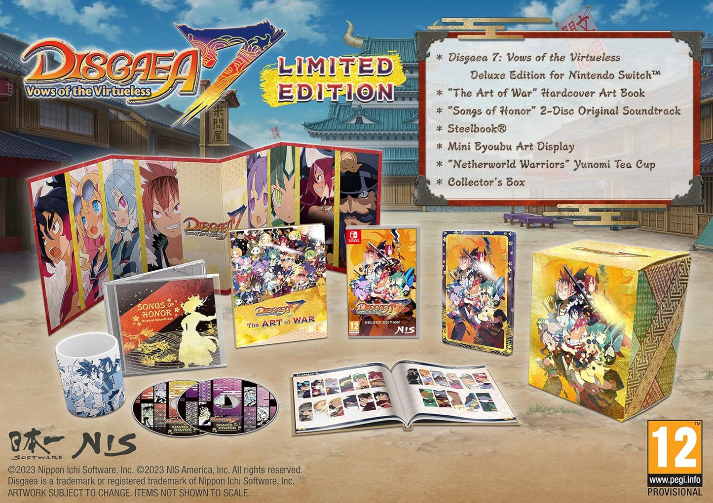 Disgaea 7: Vows of the Virtueless - Limited Edition with Plushie Bundle (Nintendo Switch)