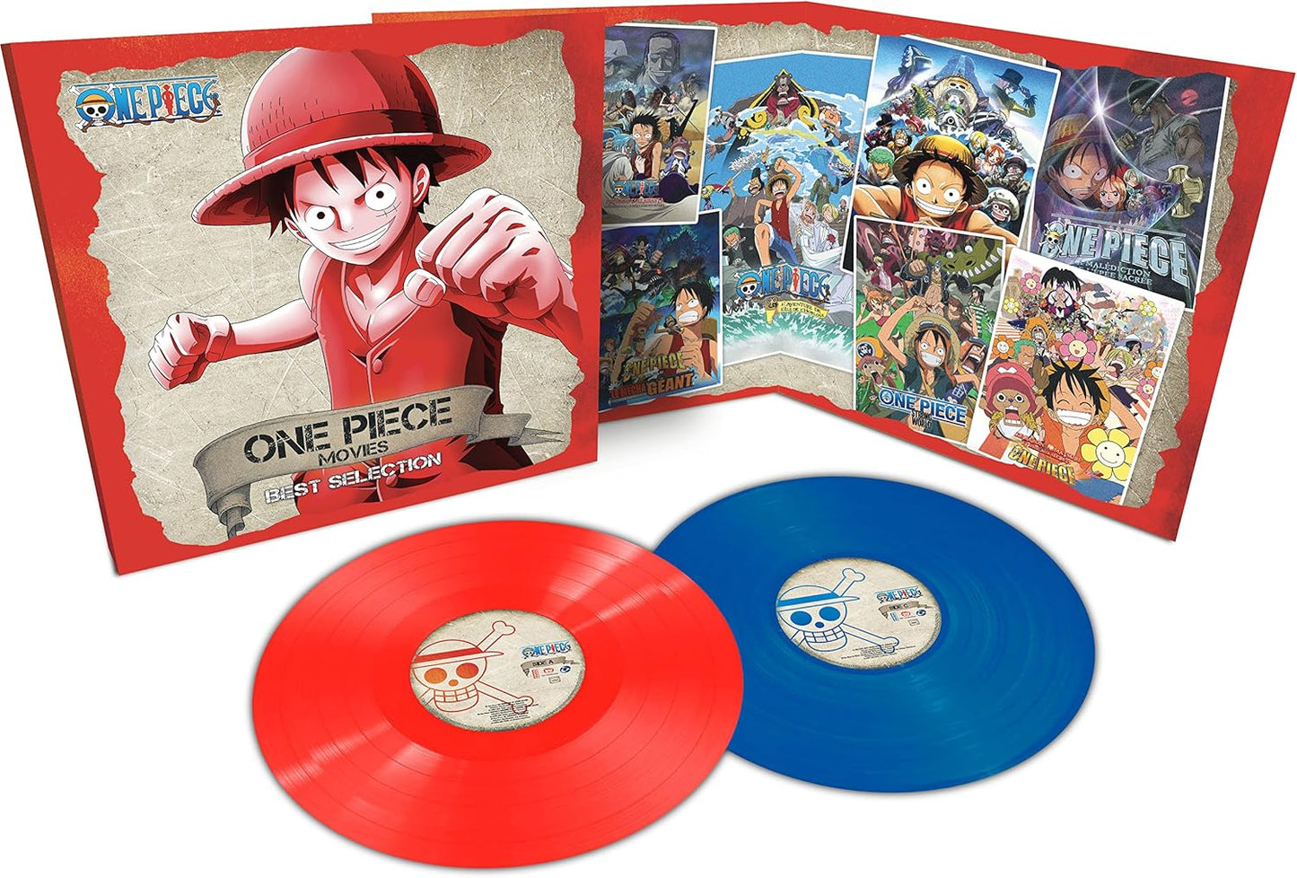 Various Artists - One Piece: Movies - Best Selection - Original Soundtrack (Red/Blue Vinyl) (Vinyl)