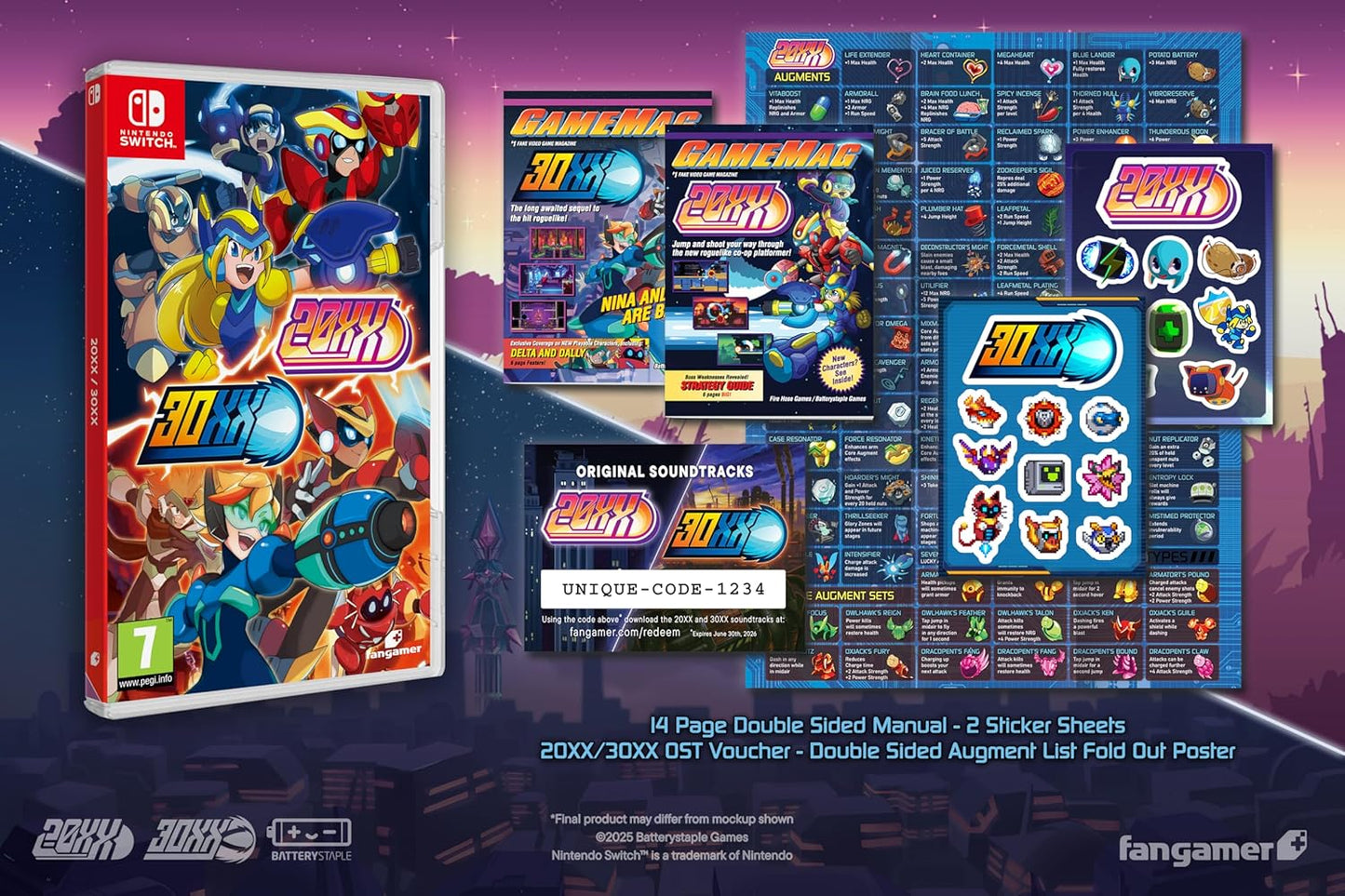 20XX / 30XX (Nintendo Switch)