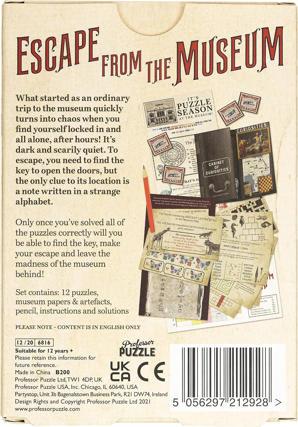 Ginger Fox - Escape From The Museum (Board Games)
