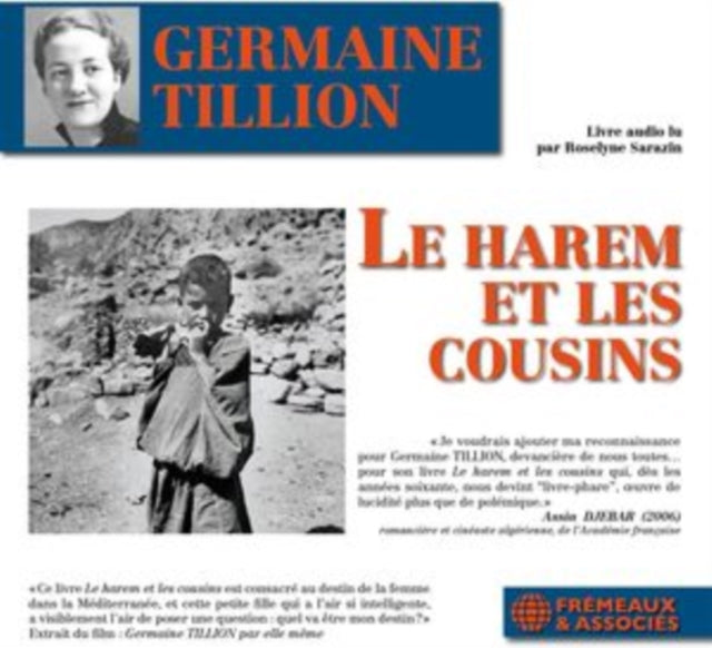 Germaine Tillion - Le Harem Et Les Cousins Livre Audio Lu Par Roselyne Sarazin (CD)