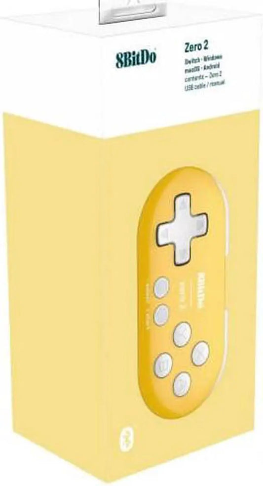 8BitDo Zero 2 Bluetooth Gamepad For Switch, PC & Android (Yellow) (Nintendo Switch)