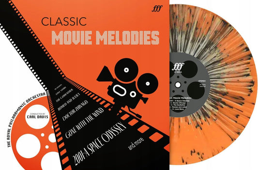 Various Artists / The Royal Philharmonic Orchestra - Classic Movie Melodies (The Godfather. Gone With The Wind. Dr. Zhivago Etc) (Orange Splatter Vinyl) (Vinyl)