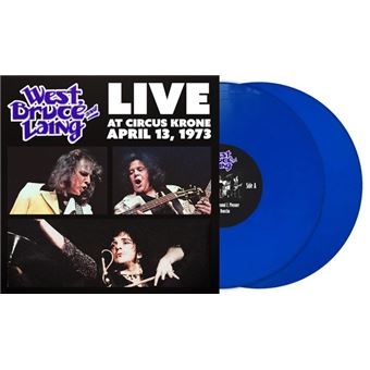 West. Bruce & Laing - Live At Circus Krone. Frankfurt - April 13. 1973 (Blue Vinyl) (Vinyl)