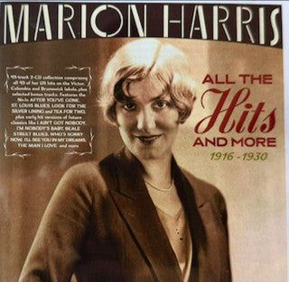 Marion Harris - All The Hits And More 1916 -1930 (CD)