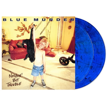 Blue Murder - Nothin But Trouble (Remastered Edition) (Blue/Black Cat Swirl Vinyl) (Vinyl)
