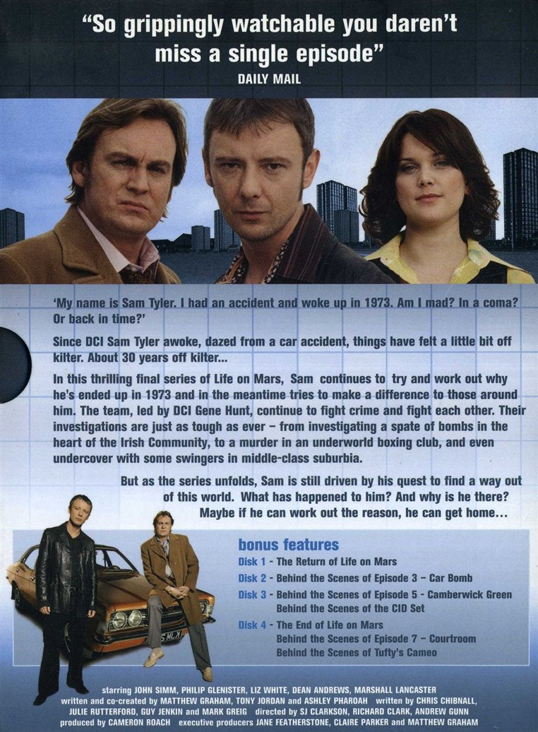 Life on Mars: Complete Series 2 (2007) (DVD) (Second-hand)