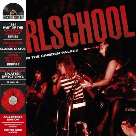 Girlschool - Live From The Camden Palace (Red/Black Splatter Vinyl) (RSD 2026) (Vinyl)