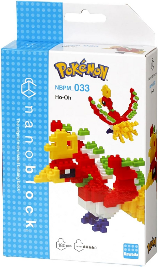 Nanoblock Pokemon Series Ho-Oh (3D Puzzles)