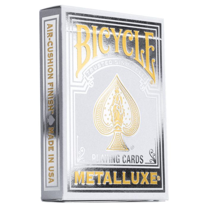 Bicycle Metalluxe Playing Cards Silver (Playing Cards)