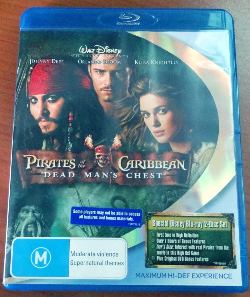 Pirates of the Caribbean: Dead Man's Chest (2006) (Blu-ray) (Second-Hand)