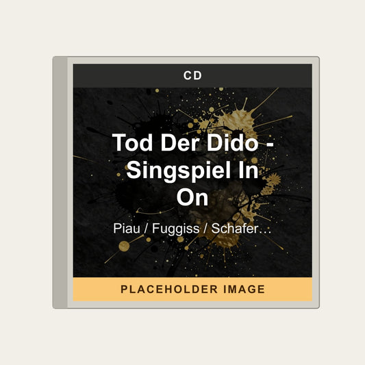 Piau / Fuggiss / Schafer / Bernius - Tod Der Dido - Singspiel In On (CD) - placeholder image