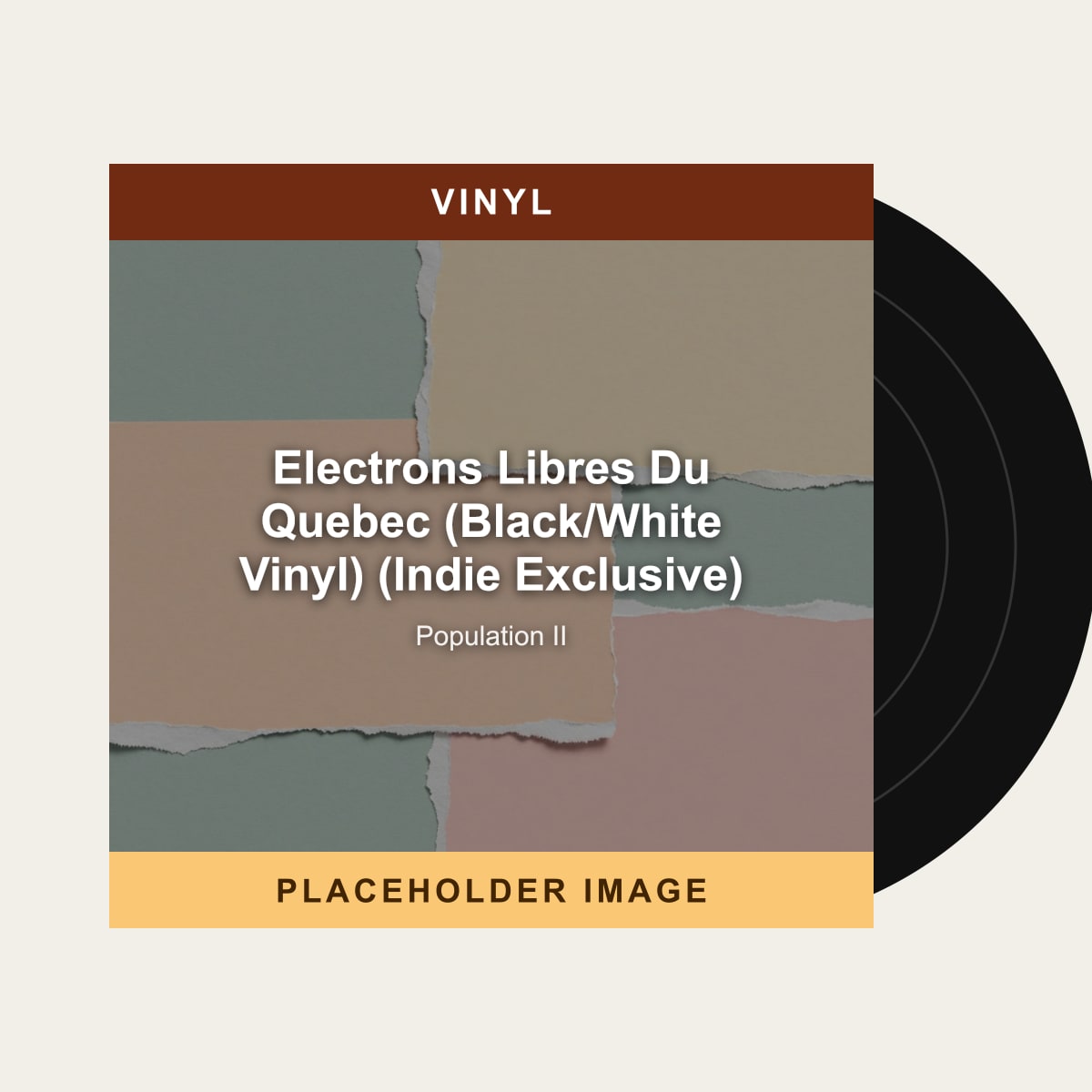 Population II - Electrons Libres Du Quebec (Black/White Vinyl) (Indie Exclusive) (Vinyl) - placeholder image