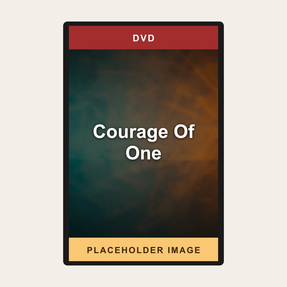Courage Of One (DVD) - placeholder image