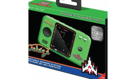 My Arcade Pocket Player Pro Galaga - Portable Game Console (Retro)
