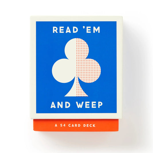 Read Em and Weep Playing Cards (Playing Cards)