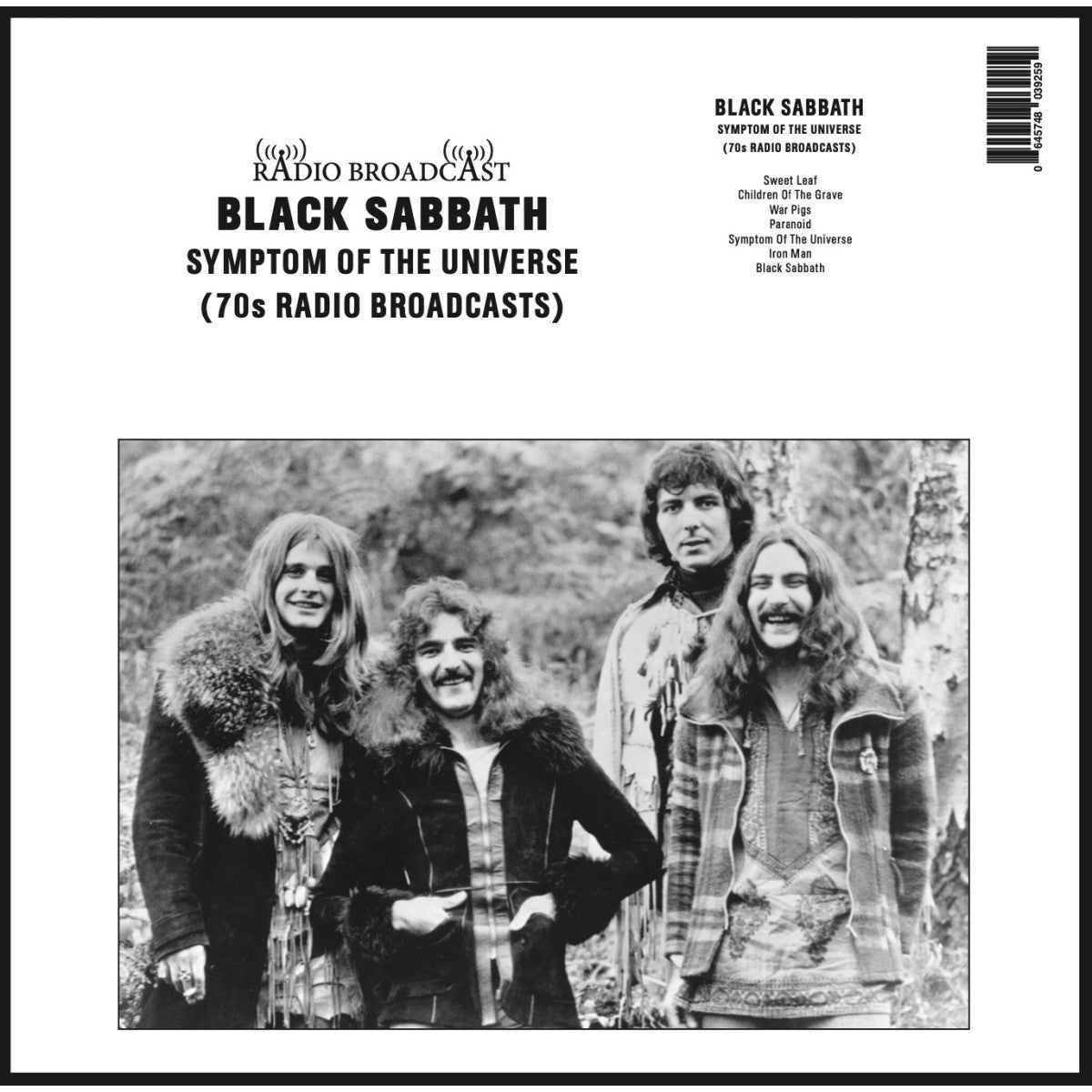 Black Sabbath - Symptom Of The Universe (70s Radio Broadcast) (Vinyl)